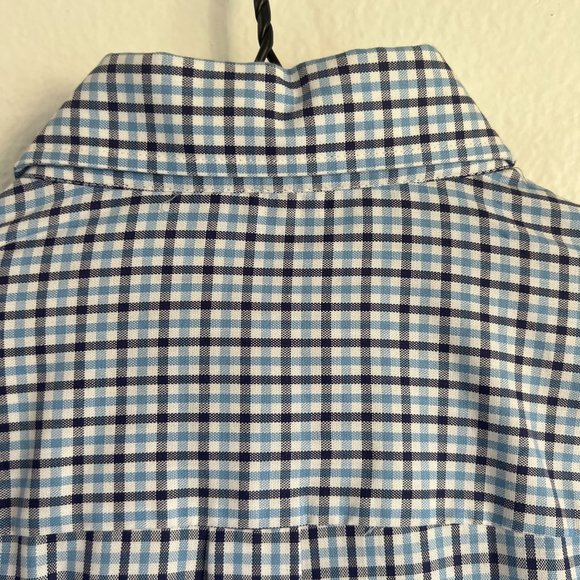 Casa Moda Easy Care Mens Long Sleeve Button Up Shirt Size Small Black 'n Blue - Picture 6 of 6